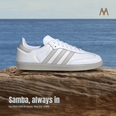 Giày ADIDAS SAMBA OG Footwear 'White Grey’  [JI3206] - Image 1