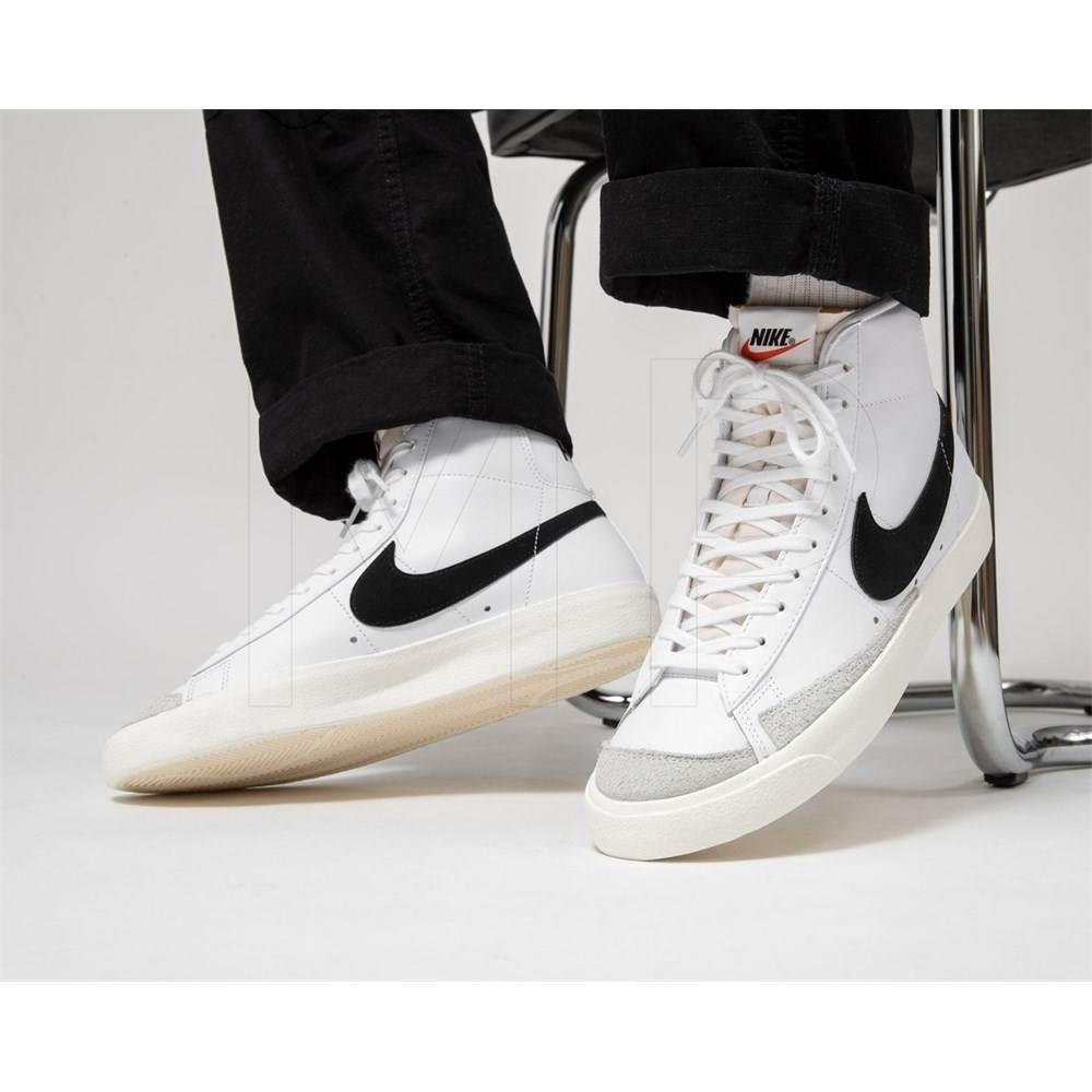 nike blazer mid 77 black and white