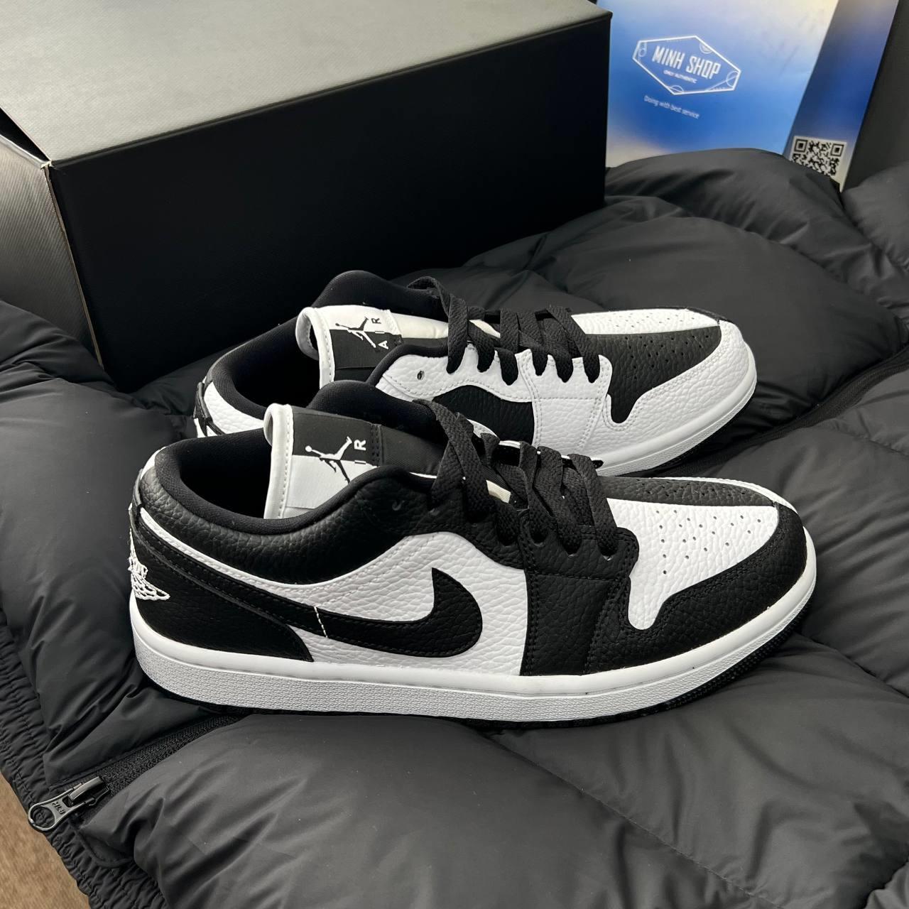 Minhshop.vn - Giày Nike Air Jordan 1 Low SE Homage White Black