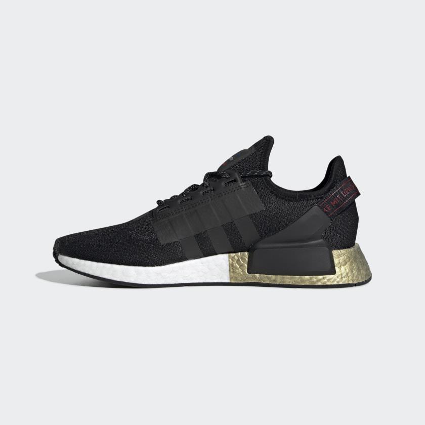 Minhshop.Vn - #Black Friday Giày Adidas Nmd R1 V2 Core Black Gold Metallic  ** [Fw5327]