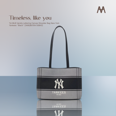 Túi MLB  Varsity Lettering Canvas Shoulder Bag New York Yankees ''Black'' [3ABQB015N 50BKS] - Image 1
