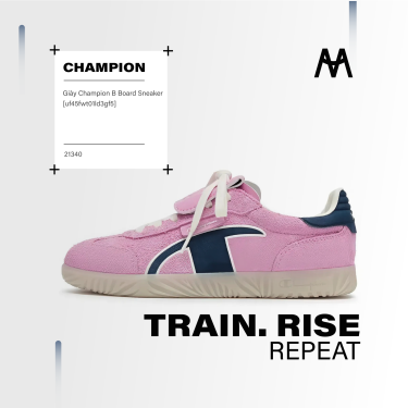 Giày Champion Essentials Champ T-Trainer Retro ''Pink/Navy'' [U4CFCTW14K1]  - Discount 10.10 Siêu OFF - Image 1