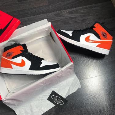 Hàng Chính Hãng Nike Air Jordan 1 Mid "Shattered Backboard" 2020** Hàng Chính Hãng Nike Air Jordan 1 Mid "Shattered Backboard" 2020**