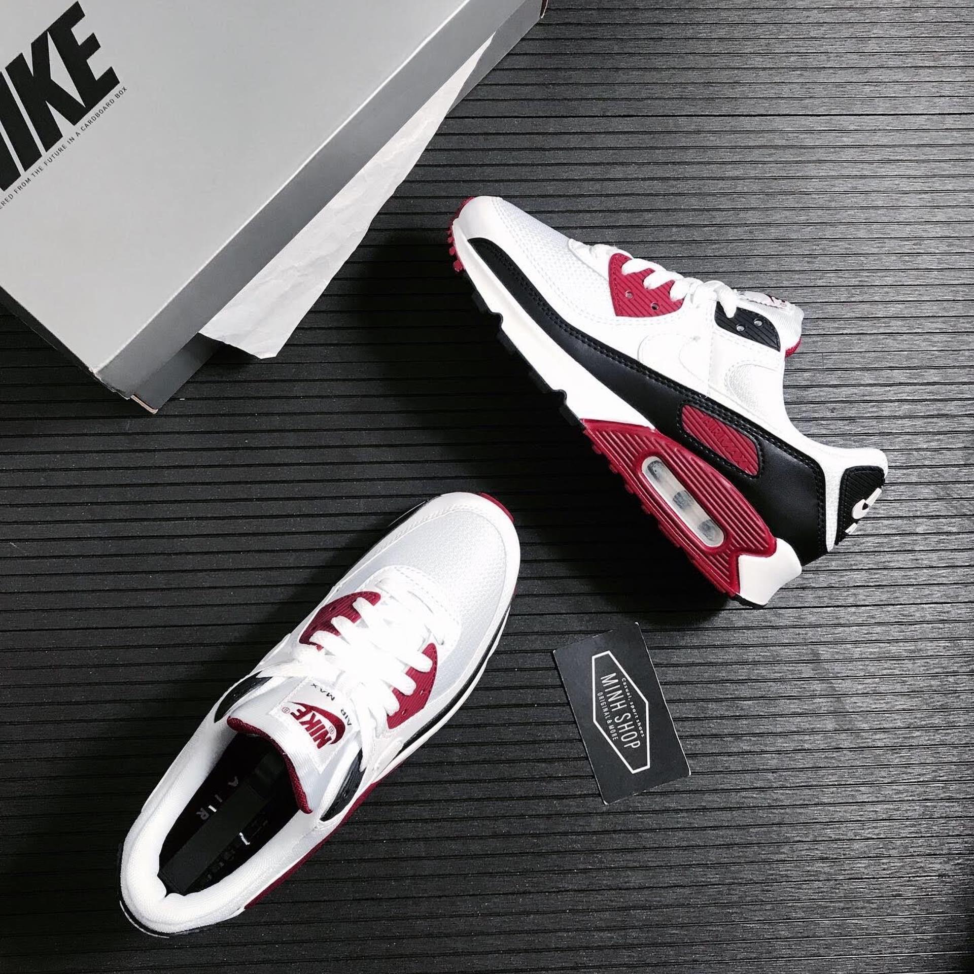 Minhshop.vn - ðHighest Ratedð Nike Air Max 90 Recraft New Maroon [CT4352 104]