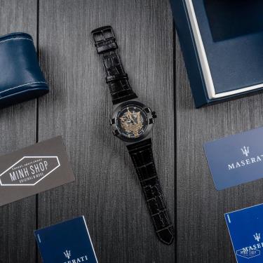 💲 Royal 💲 Hàng Chính Hãng Maserati Potenza Automatic Dial Watch Black/Metallic 2021** R8821108036 💲 Royal 💲 Hàng Chính Hãng Maserati Potenza Automatic Dial Watch Black/Metallic 2021** R8821108036