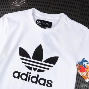 Hàng Chính Hãng Áo Thun Adidas White/Black Logo 2021**