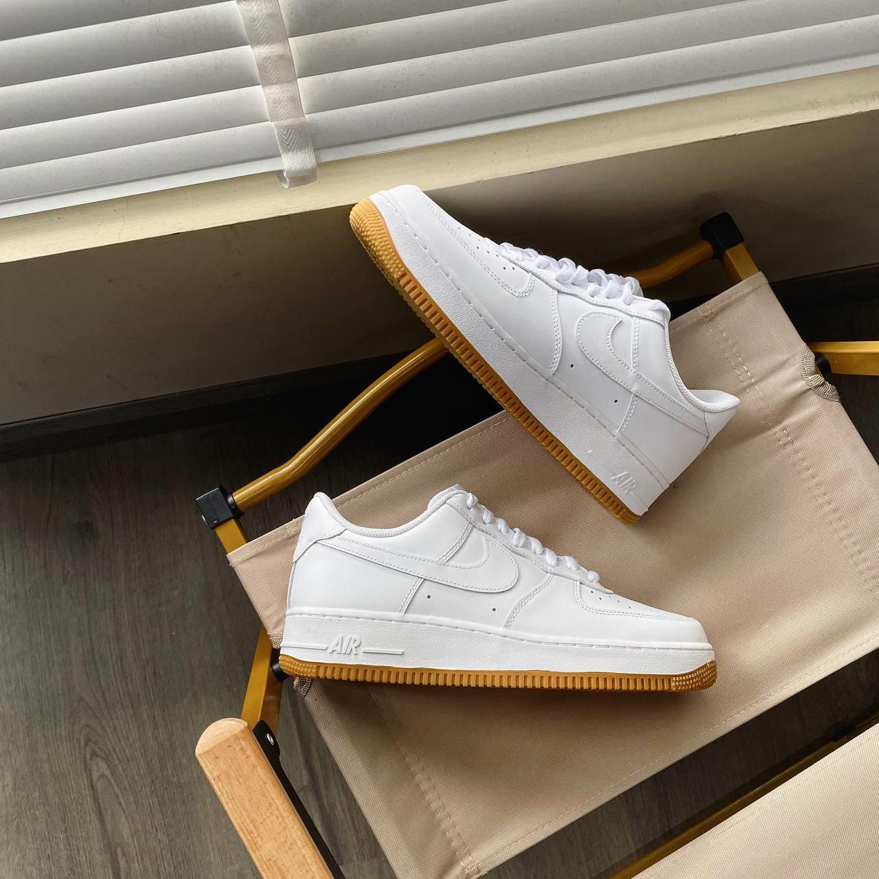 Minhshop.Vn - Giày Nike Air Force 1 07 White Gum -Ss 2023 [Dj2739 100]