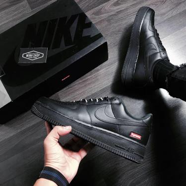 Minhshop.vn - Giày Nike Air Force 1 Low Supreme Black [CU9225 001]