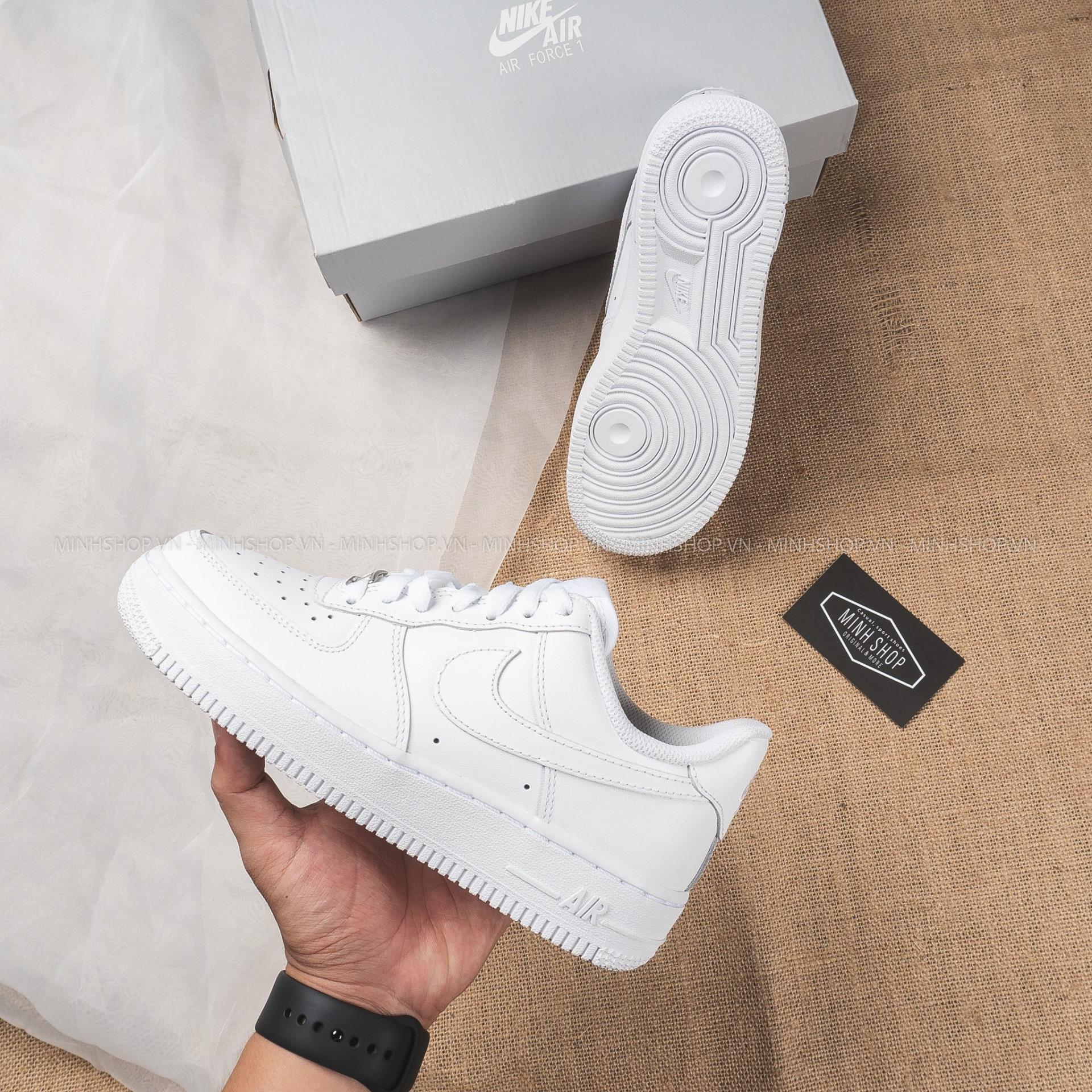 Minhshop.vn - 💋 Top Choice 💋 Giày Nike Air Force 1 Low All White W  [315115 112]