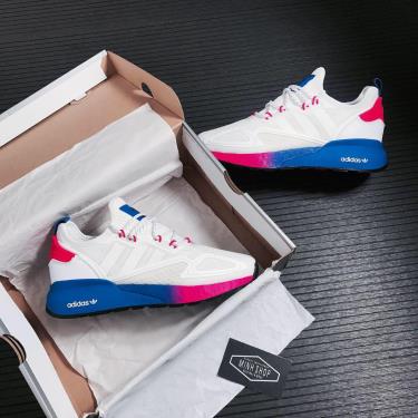 Hàng Chính Hãng Adidas ZX 2K Boost White Pink Blue 2021** Hàng Chính Hãng Adidas ZX 2K Boost White Pink Blue 2021**
