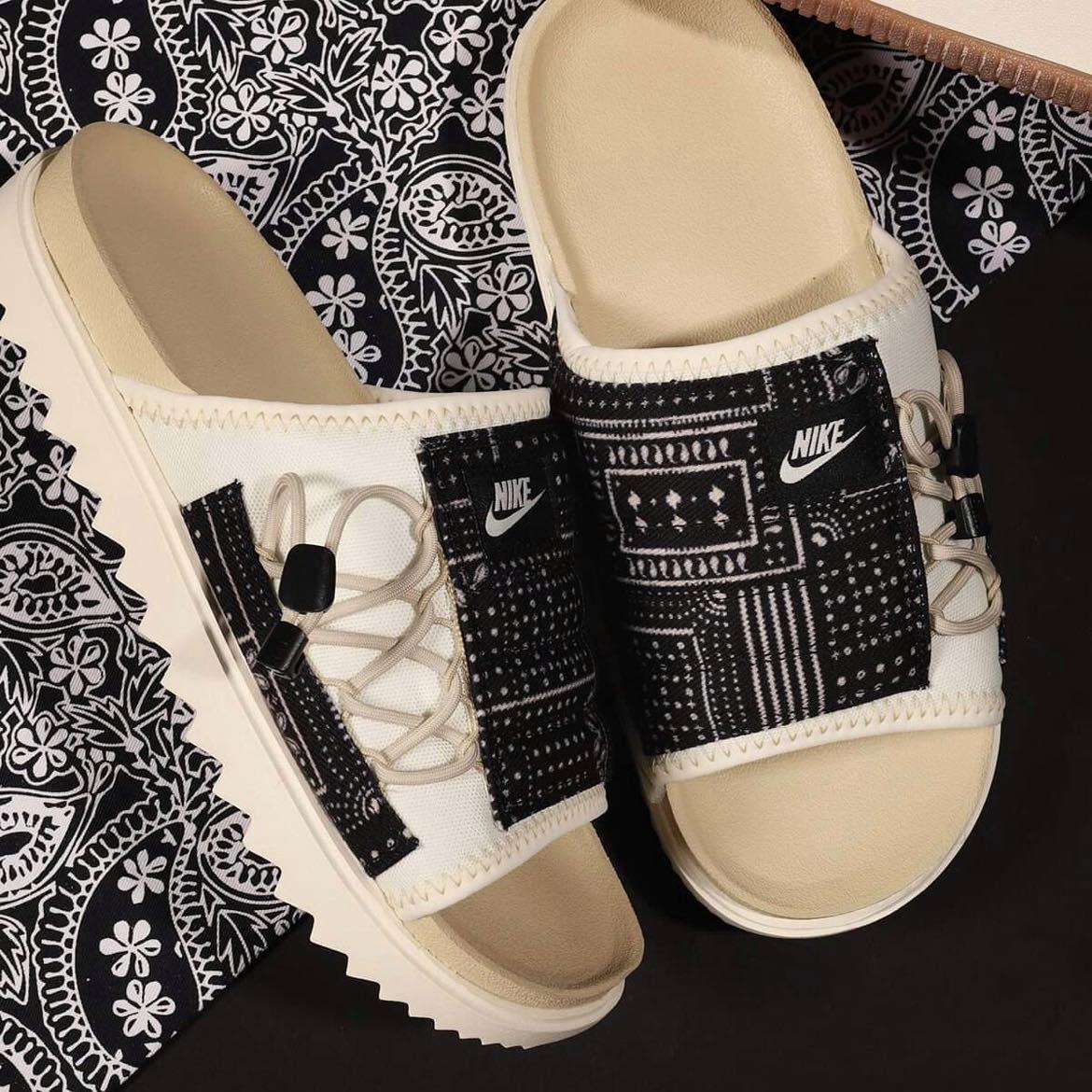 nike asuna slide paisley