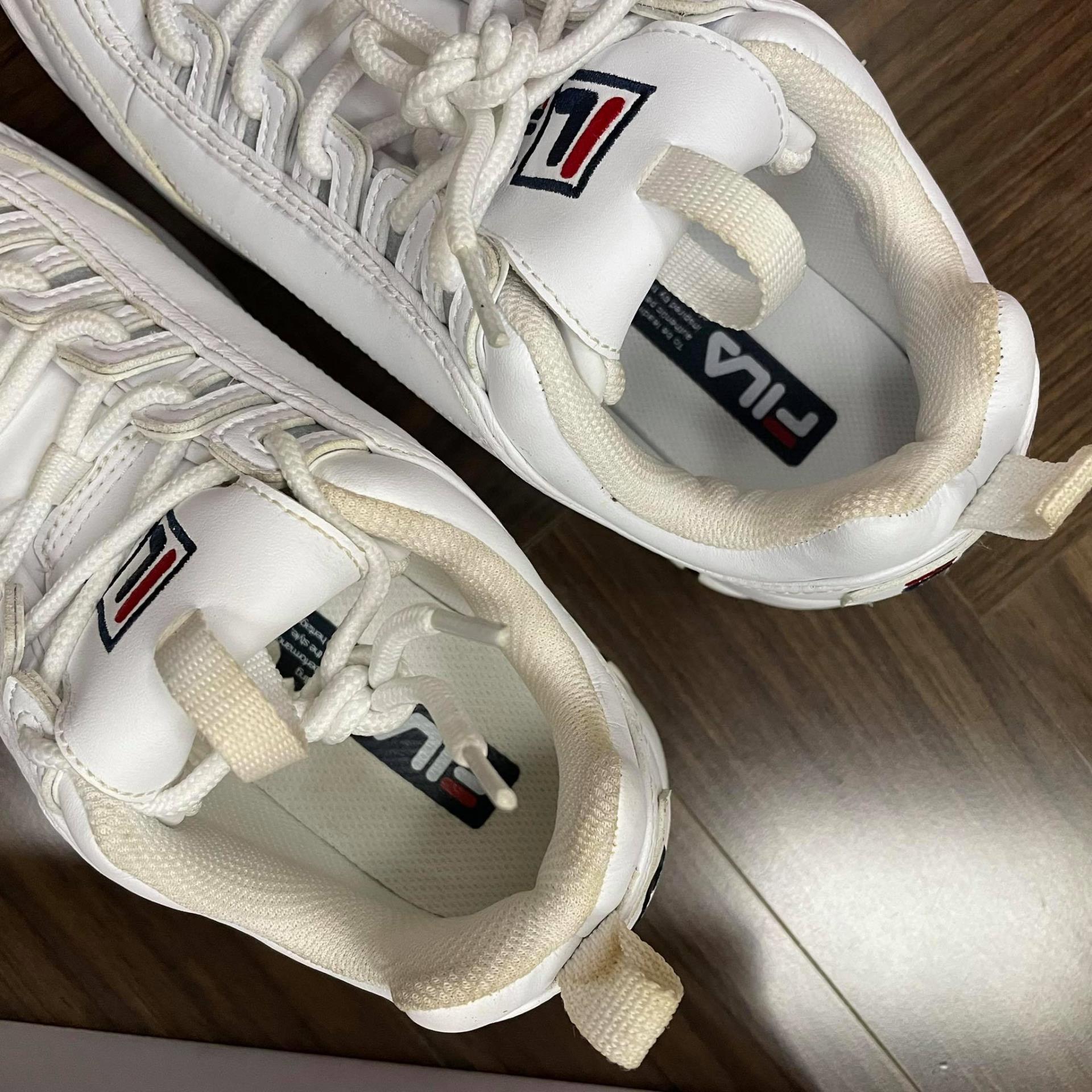  - Giày Fila Disruptor 2 Cream White ** [FS1HTB1071X-WT] ÁP DỤNG  CK