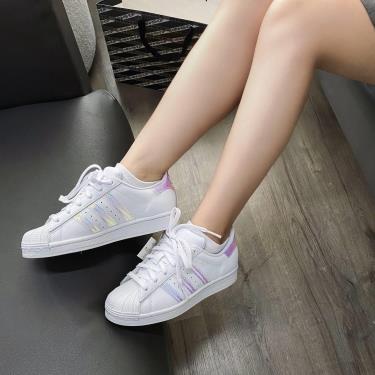 Adidas superstar pink outlet holographic