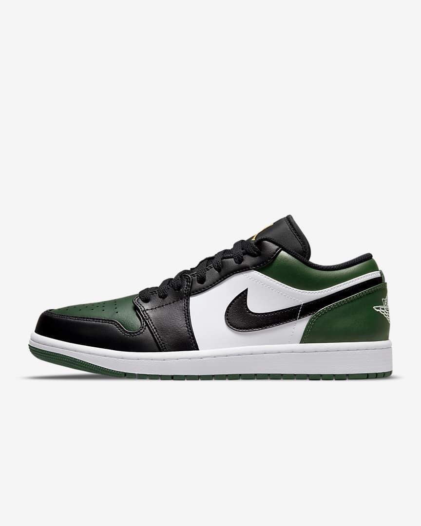 Minhshop.Vn - Giày Nike Air Jordan 1 Low Green Toe [553558 371] [ O ]