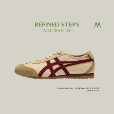 Giày Onitsuka Tiger MEXICO 66 SD ''BEIGE/BEET'' [1183C015 202]