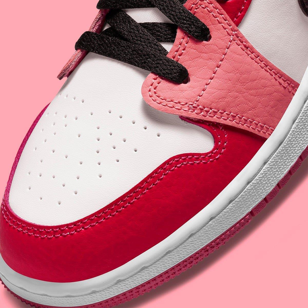 Minhshop.Vn - Giày Nike Air Jordan 1 Low Pink Red [553560-162] [O]