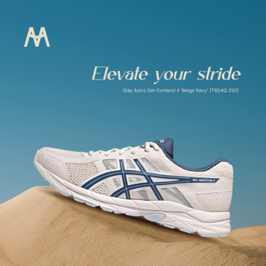 Giày Asics Gel-Contend 4 ‘Beige Navy’ [T8D4Q 250] Training / Running - Image 1