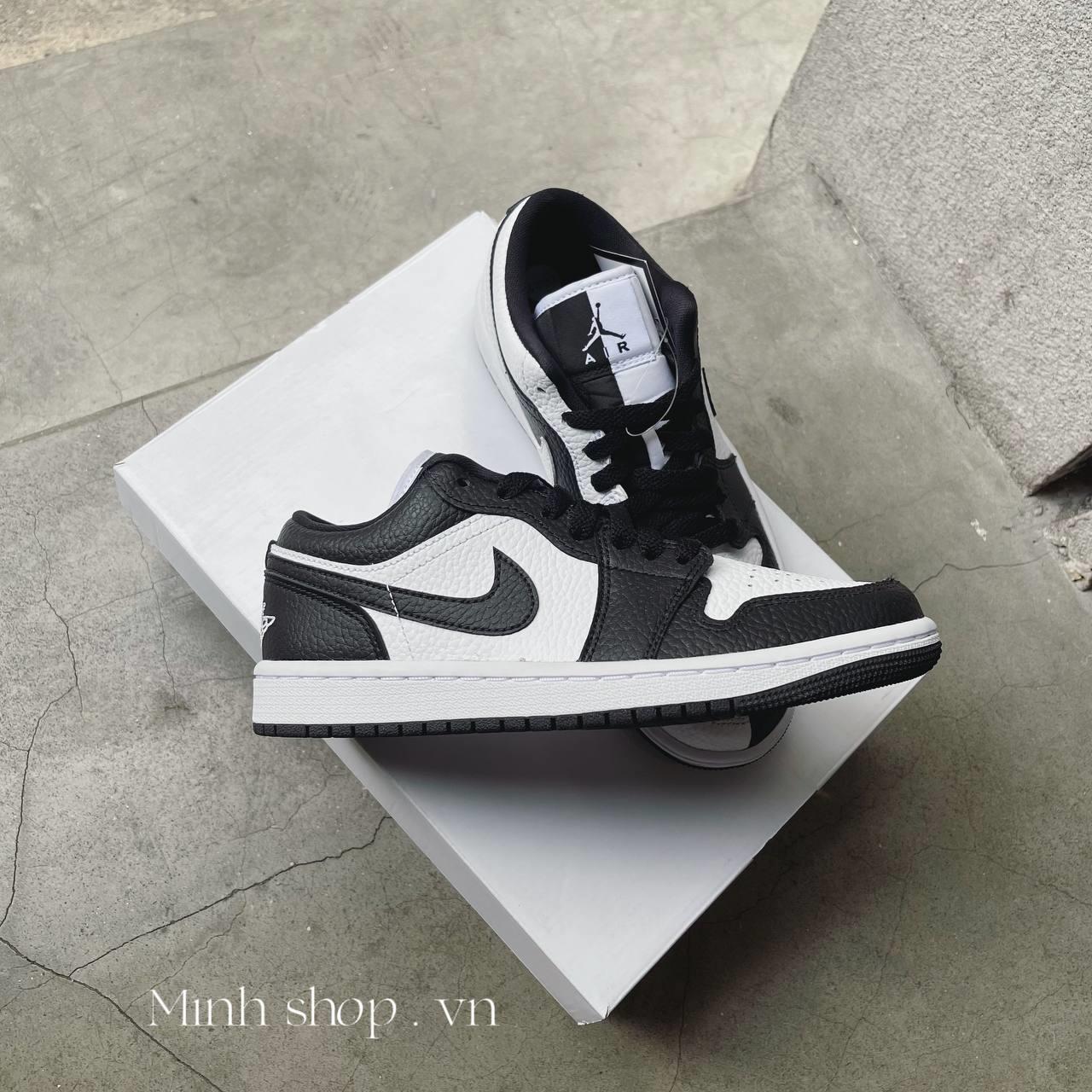Minhshop.vn - Giày Nike Air Jordan 1 Low SE Homage White Black