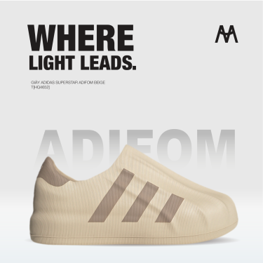 GIÀY ADIDAS SUPERSTAR ADIFOM BEIGE [hq4652]