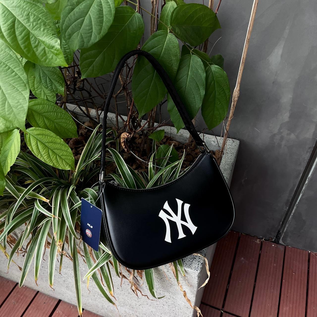 MLB Big Logo Solid New York Yankees Hobo Bag Hand Bag Shoulder Bag