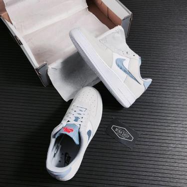 Giày Nike Air Force 1 Low Pure Platinum Indigo Fog ** [O]