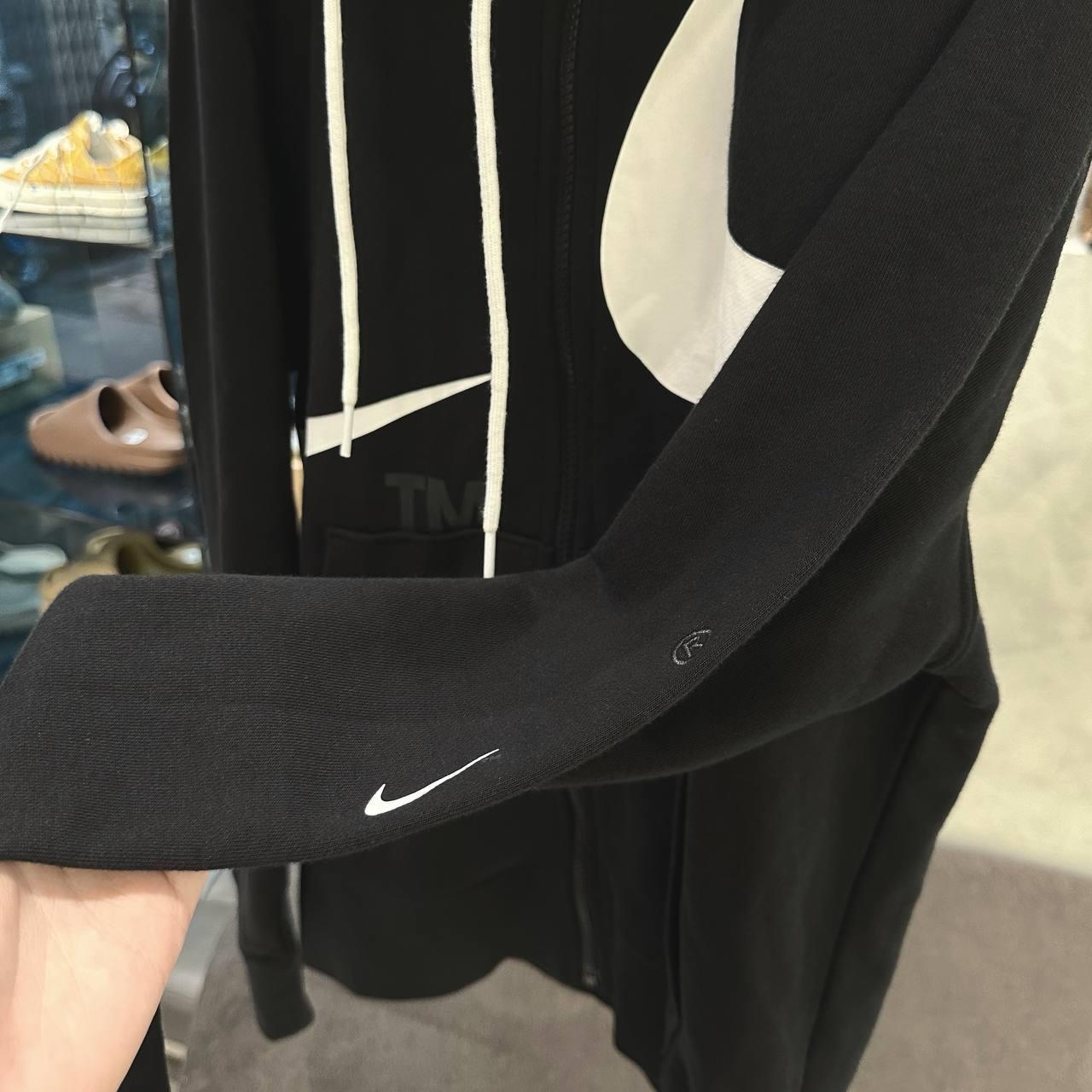 Minhshop.vn - Áo Khoác Nike Large Logo Printing Loose Hooded Jacket Autumn  Black [DD6088 010]