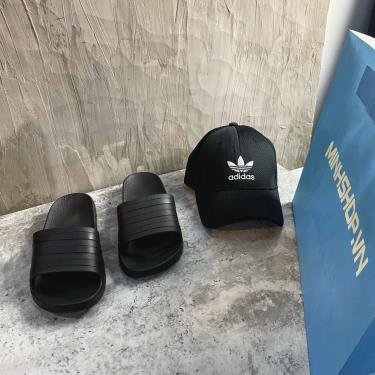 Hàng Chính Hãng Dép Adidas Adilette Aqua Slides All Black * 2021** hang-chinh-hang-dep-adidas-adilette-aqua-slides-all-black-2021