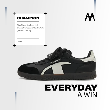 Giày Champion Essentials Champ T-Trainer ''Black/White'' [U4CFCTM14U1] - Merry Christmas - Image 1