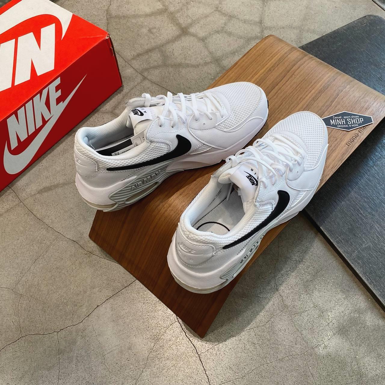 Minhshop.Vn - Giày Nike Air Max Excee White/Black ** [Cd4165 100] [O]