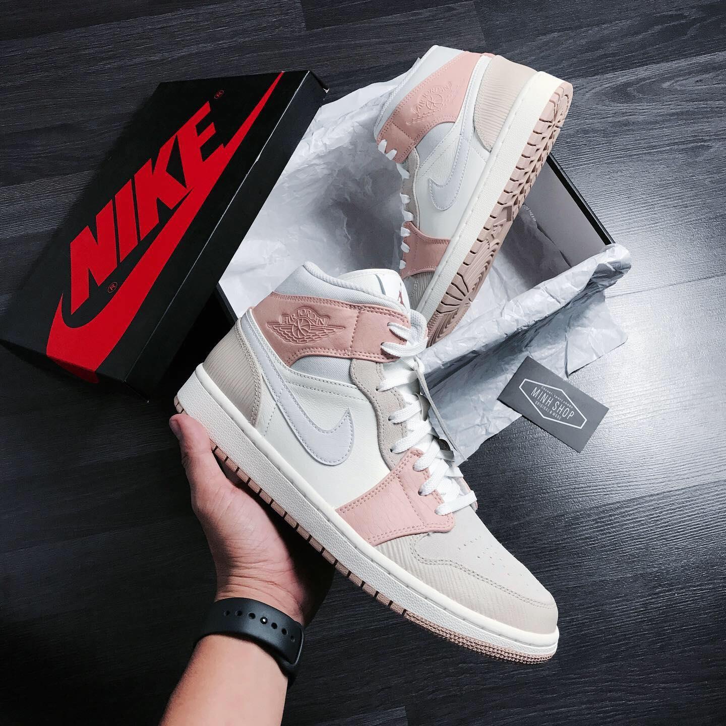 Minhshop.vn - Hàng Chính Hãng Nike Air Jordan 1 Mid Milan White