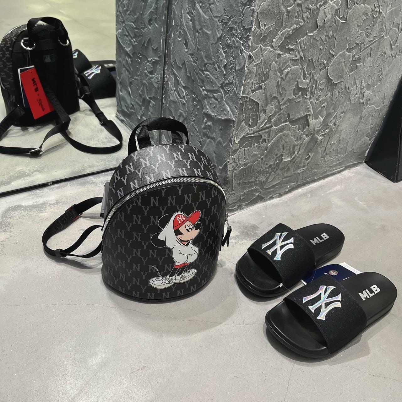 HCMBalo chuột mickey MLB X Disney Mono Backpack New York Yankees  Màu đen   Lazadavn