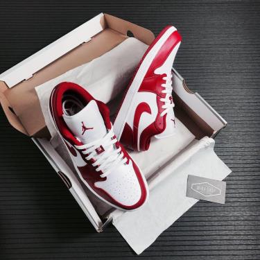 -1XXXK SALE OFF Giày Nike Jordan 1 Low Gym Red White V ** [553558 611]