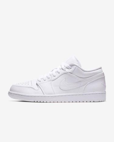 Hàng Chính Hãng Nike Jordan 1 Low White GS 2021**