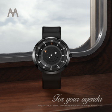 ~Sale Đồng hồ MLB NY Series Creative Conceptual Watch Black [MLB-NY002-10] - Image 1