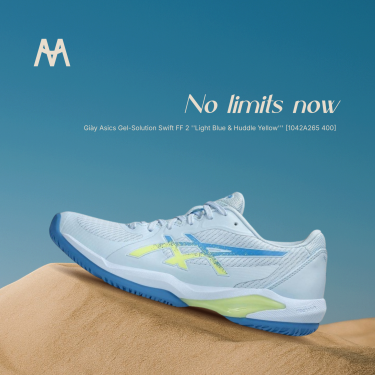 Giày Asics Gel-Solution Swift FF 2 ''Light Blue & Huddle Yellow'' Training / Pickleball / Tennis [1042A265 400] - Image 1