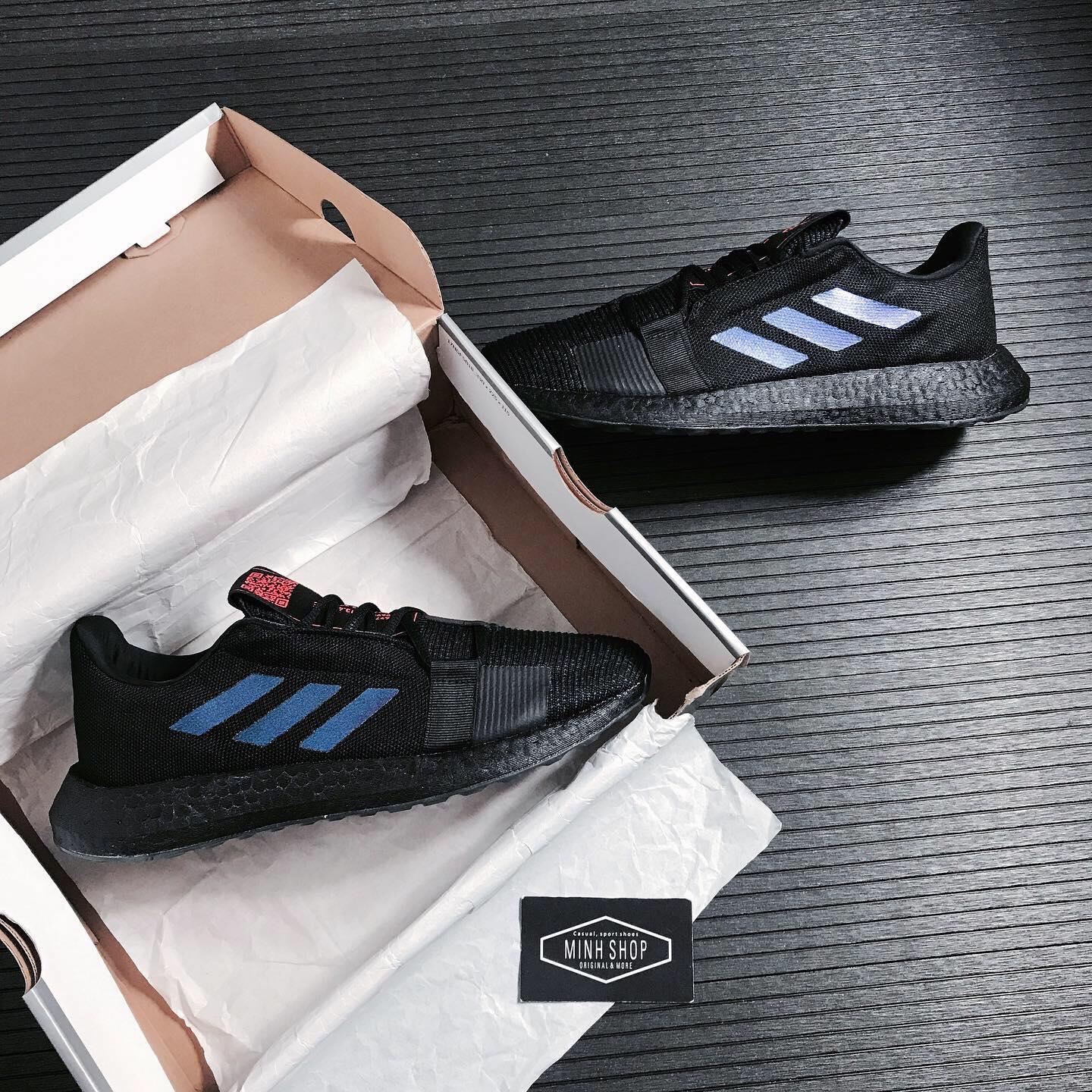 Minhshop.vn SALE BLACK FRIDAY Gi y Adidas Sense Boost Go Black