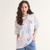 MLB Korea Unisex Street Style Logo T-Shirts (3ATSM0334-50BKS