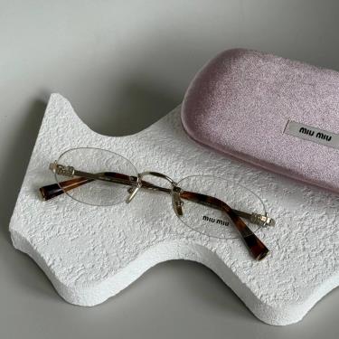 Kính Miu Miu Sunglasses ''Plated Gold'' [0MU 53WV ZVN1O1] - Image 1
