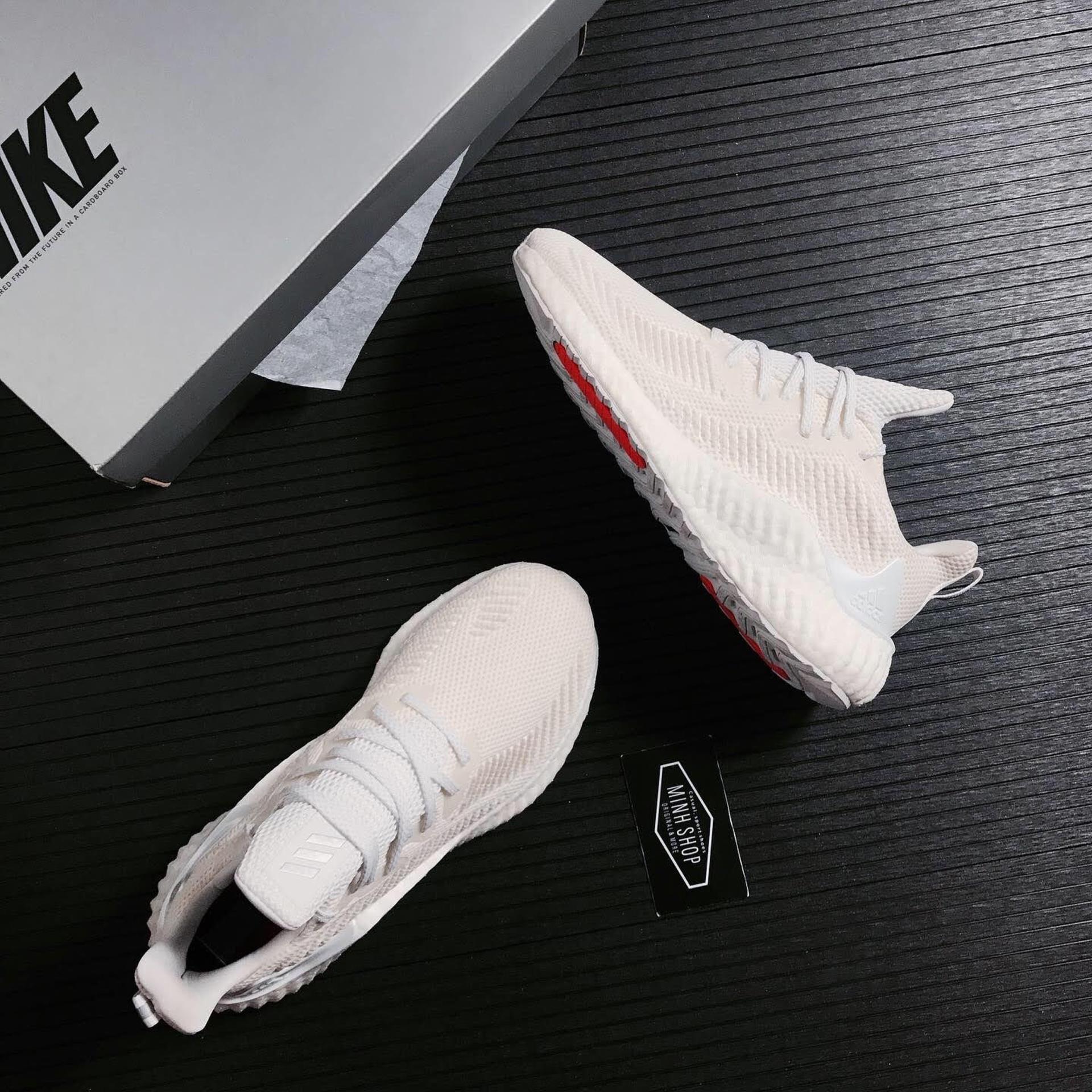 Minhshop.vn - Giày Adidas Alpha Boost M 'Cloud White' * ** [G28581]