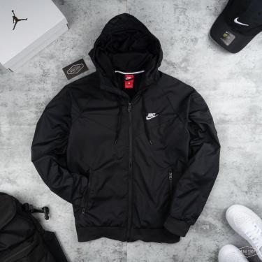 Hàng Chính Hãng Áo Khoác Nike Windrunner Hooded Track Black 2021** hang-chinh-hang-ao-khoac-nike-windrunner-hooded-track-black-2021