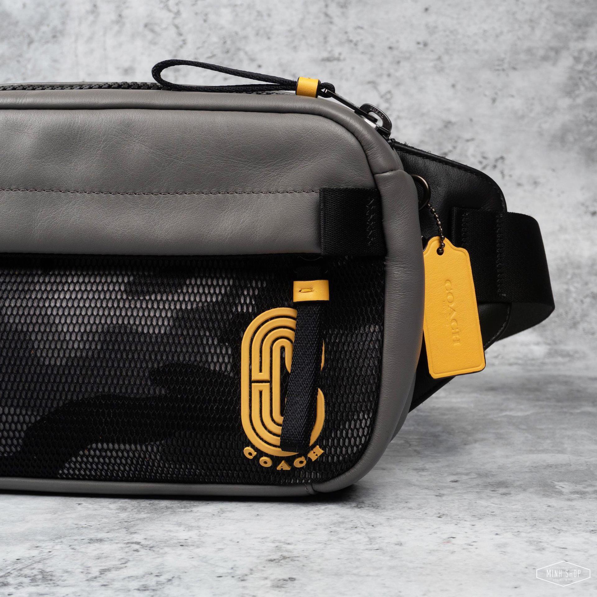 - Túi Coach Belt Bag Sport Grey ** - Túi Coach Belt Bag Sport Grey **