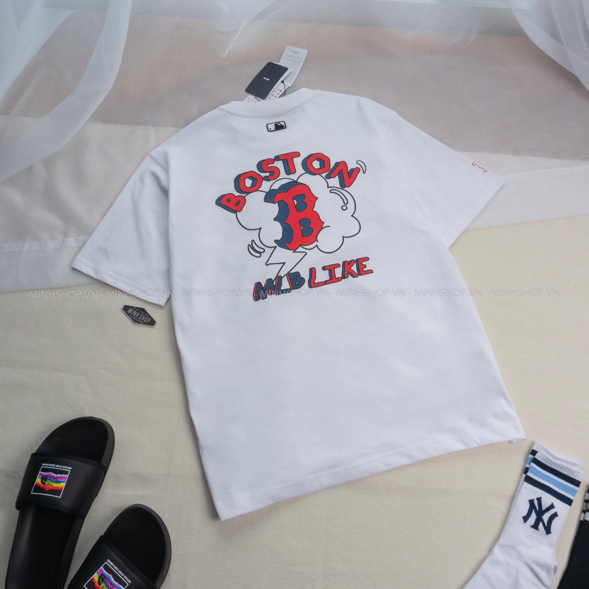Mua Áo Phông MLB Like Popcorn Overfit Short Sleeve Tshirt Boston Red Sox  Màu Trắng Size L  MLB  Mua tại Vua Hàng Hiệu h028999