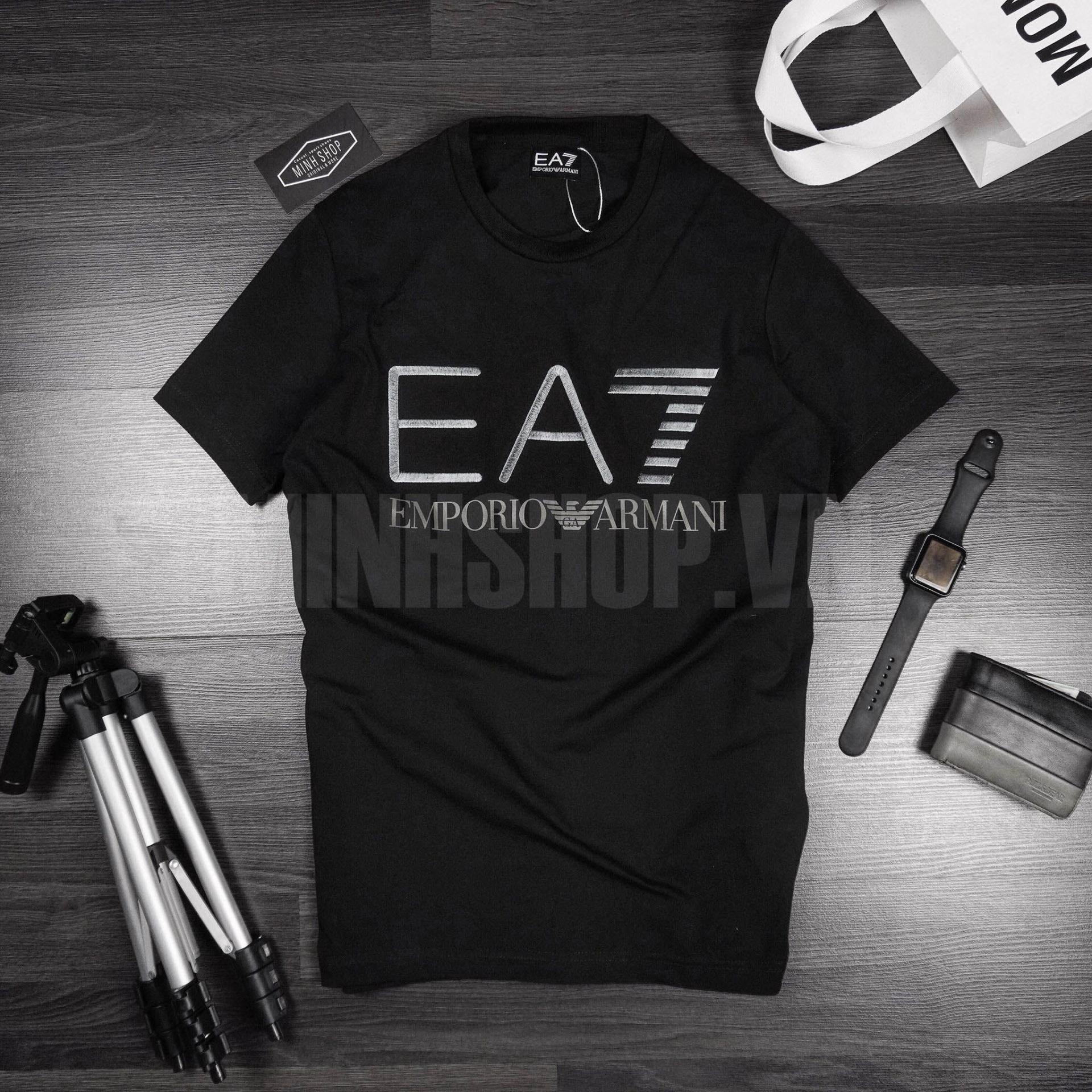  - Hàng Chính Hãng Áo Thun EA7 Emporio Armani Black **2019**