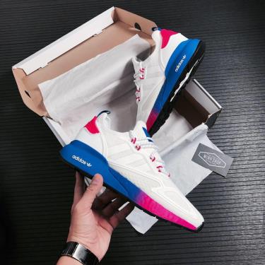 Hàng Chính Hãng Adidas ZX 2K Boost White Pink Blue 2021** Hàng Chính Hãng Adidas ZX 2K Boost White Pink Blue 2021**