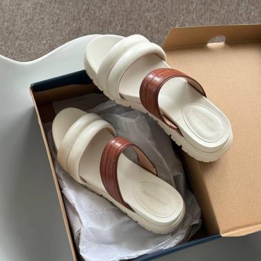 Dép Cole Haan Women's ZEROGRAND Double Band ''Ivory'' [W33670] - V - EXTRA SALE - Image 1