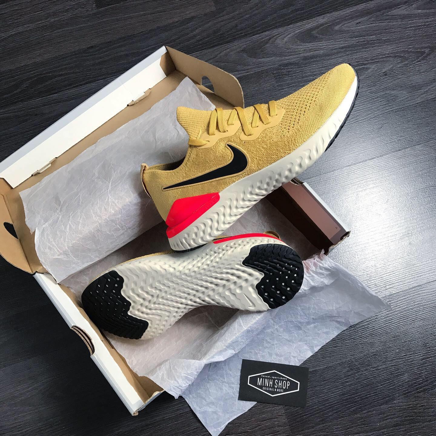  - Nike Epic React Flyknit 2 'Club Gold' **( ÁP DỤNG CHUYỂN  KHOẢN ) [BQ8928 700]