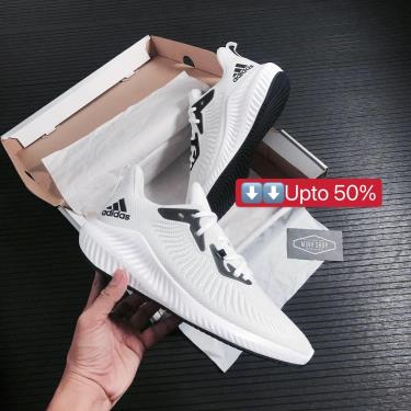 💥New Arrivals💥 Hàng Chính Hãng Adidas Alphabounce plus + White/ Black / Grey Two 2021** EF8061 new-arrivals-hang-chinh-hang-adidas-alphabounce-plus-white-black-grey-two-2021-ef8061