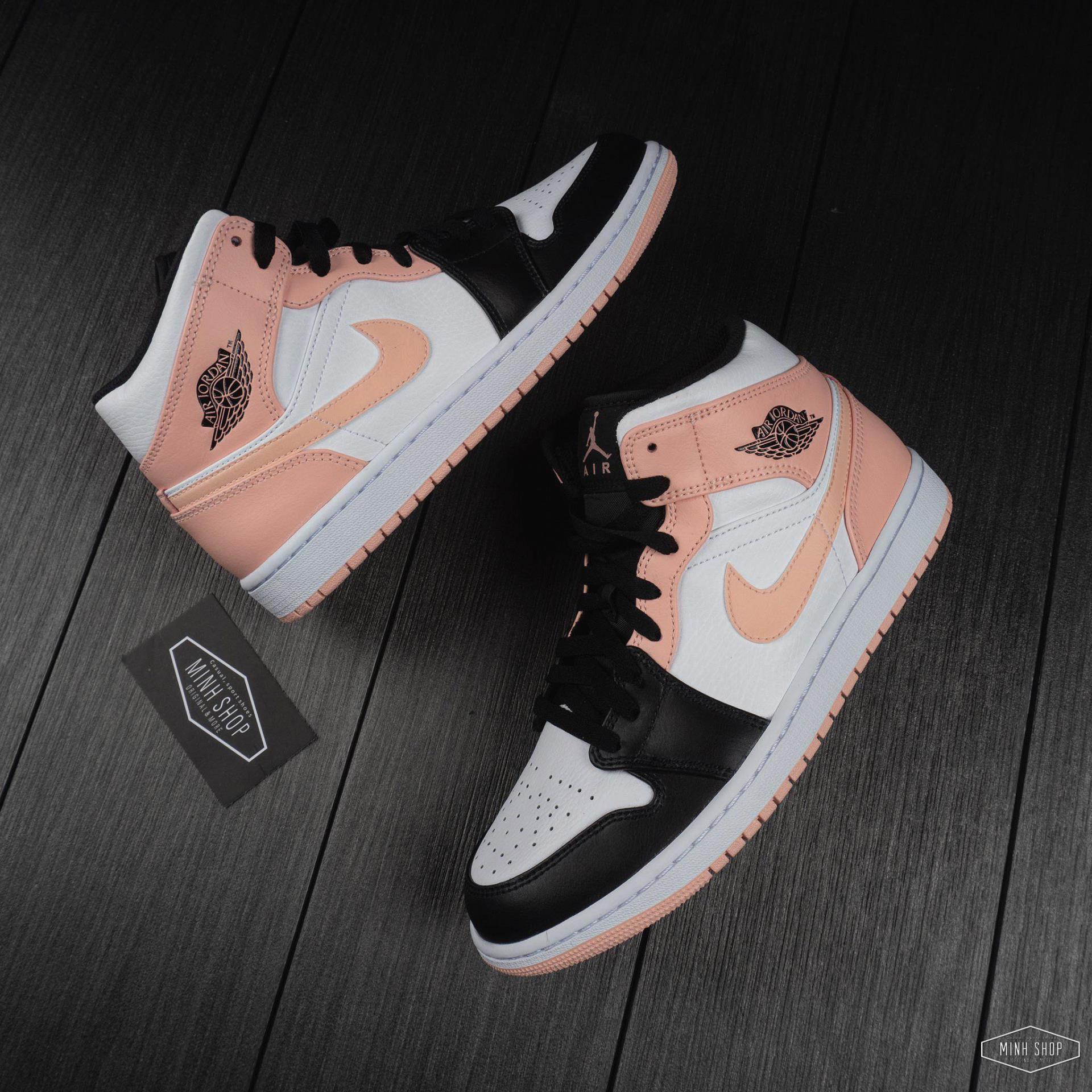 Minhshop.vn - ð¥New Arrivalsð¥ GiÃ y Nike Air Jordan 1 Mid âCrimson Tintâ ** [554724 133]