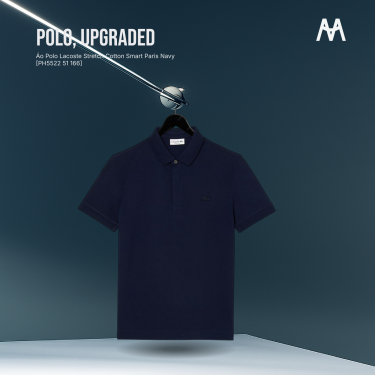 Áo Polo Lacoste Stretch Cotton Smart Paris Navy [PH5522 51 166] - Image 1