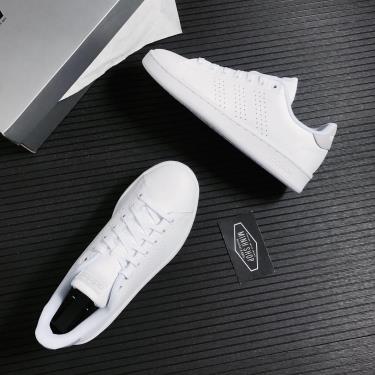 👉New Arrivals👈 -500 TODAY Hàng Chính Hãng Adidas Advantage White/Grey * FV8491